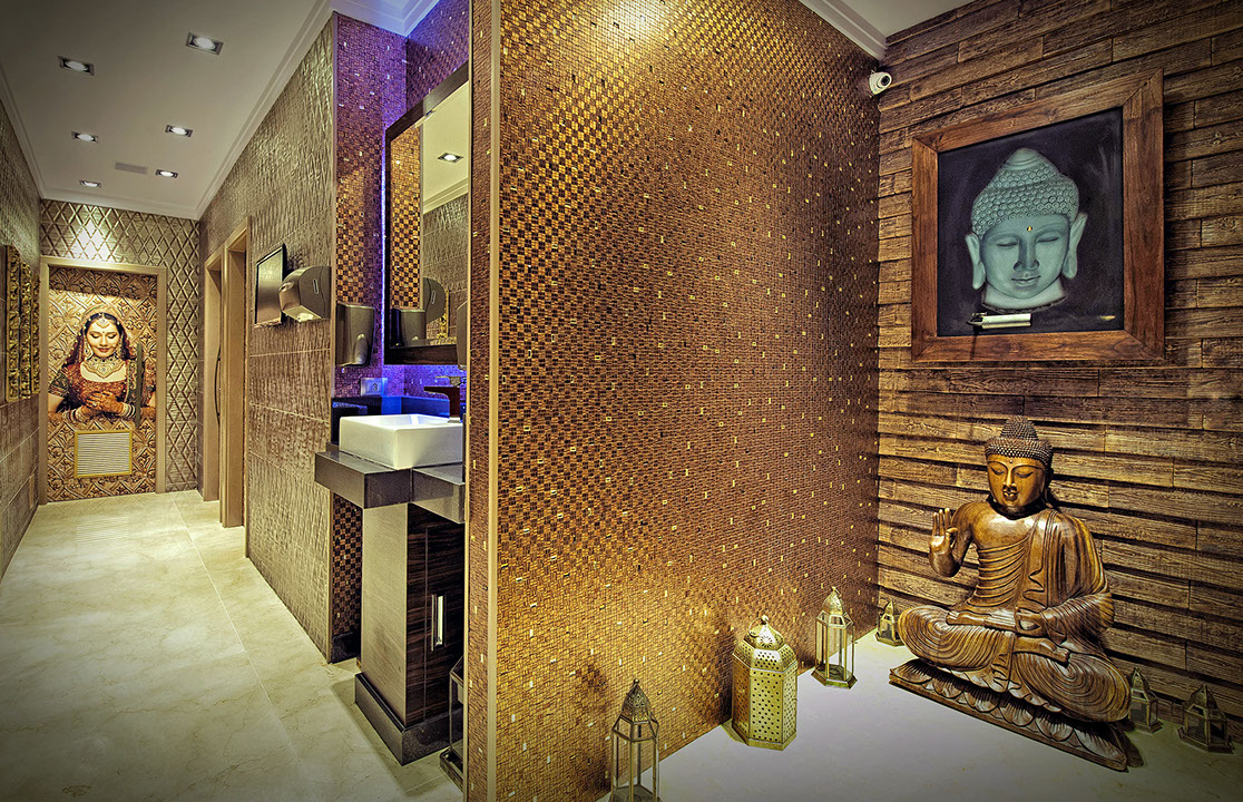 Lavabo decorado do Swadisht